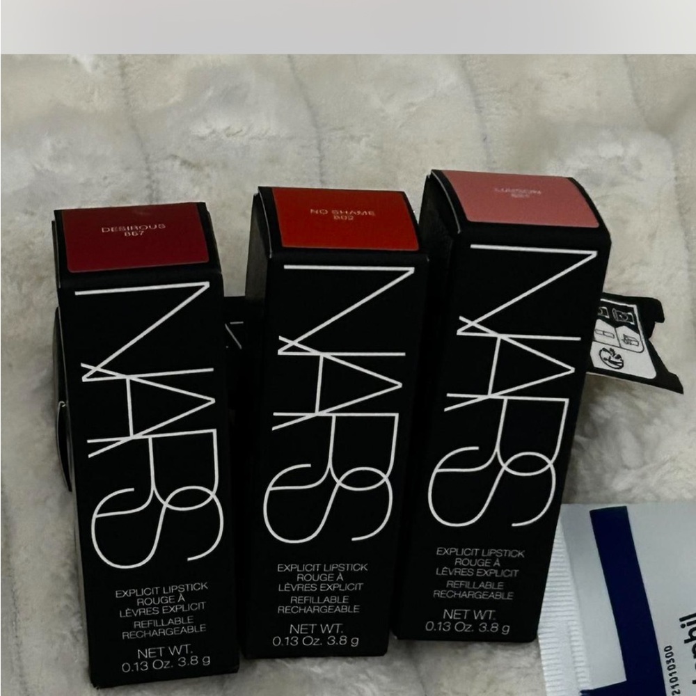 NARS Lipstick Set - Bold Red and Soft Pink